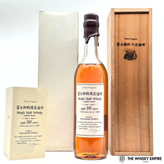 Kirin Seagram Fuji Gotemba 20 Year Old Lightly Peated Single Malt Japanese Whisky bottled 2000