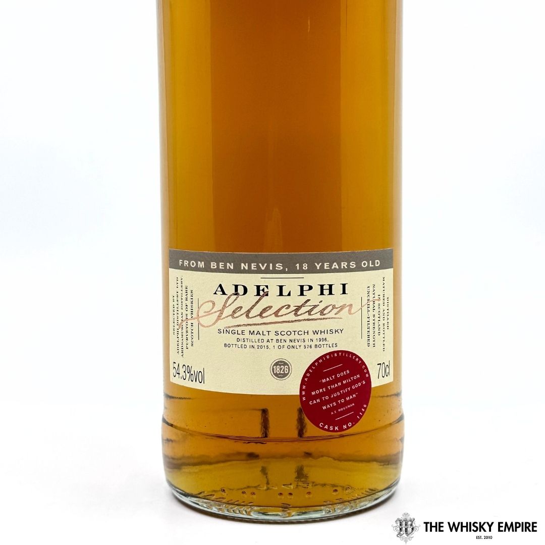 Adelphi Selection Ben Nevis 18 yo Cask Strength Single Malt Scotch Whisky