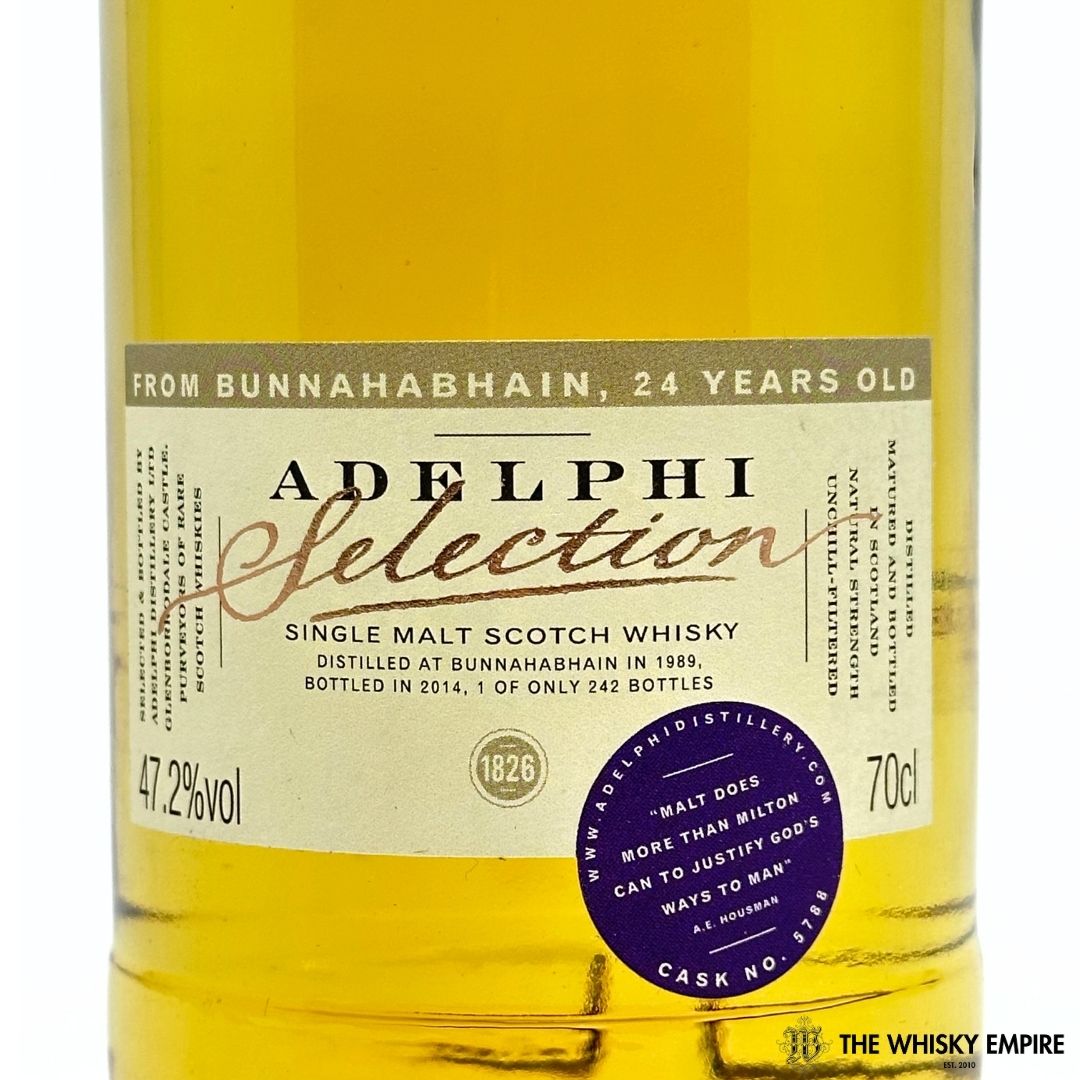 Adelphi Selection Bunnahabhain 24 yo Single Malt Scotch Whisky