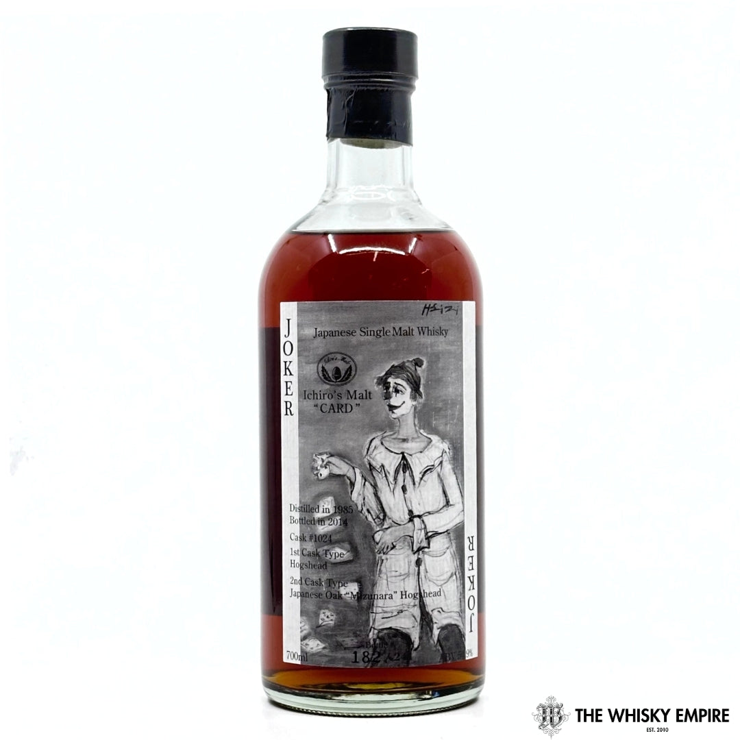 Chichibu Ichiro's Malt Hanyu Card Series "Monochrome Joker" Cask Strength Single Malt Whisky, Japan