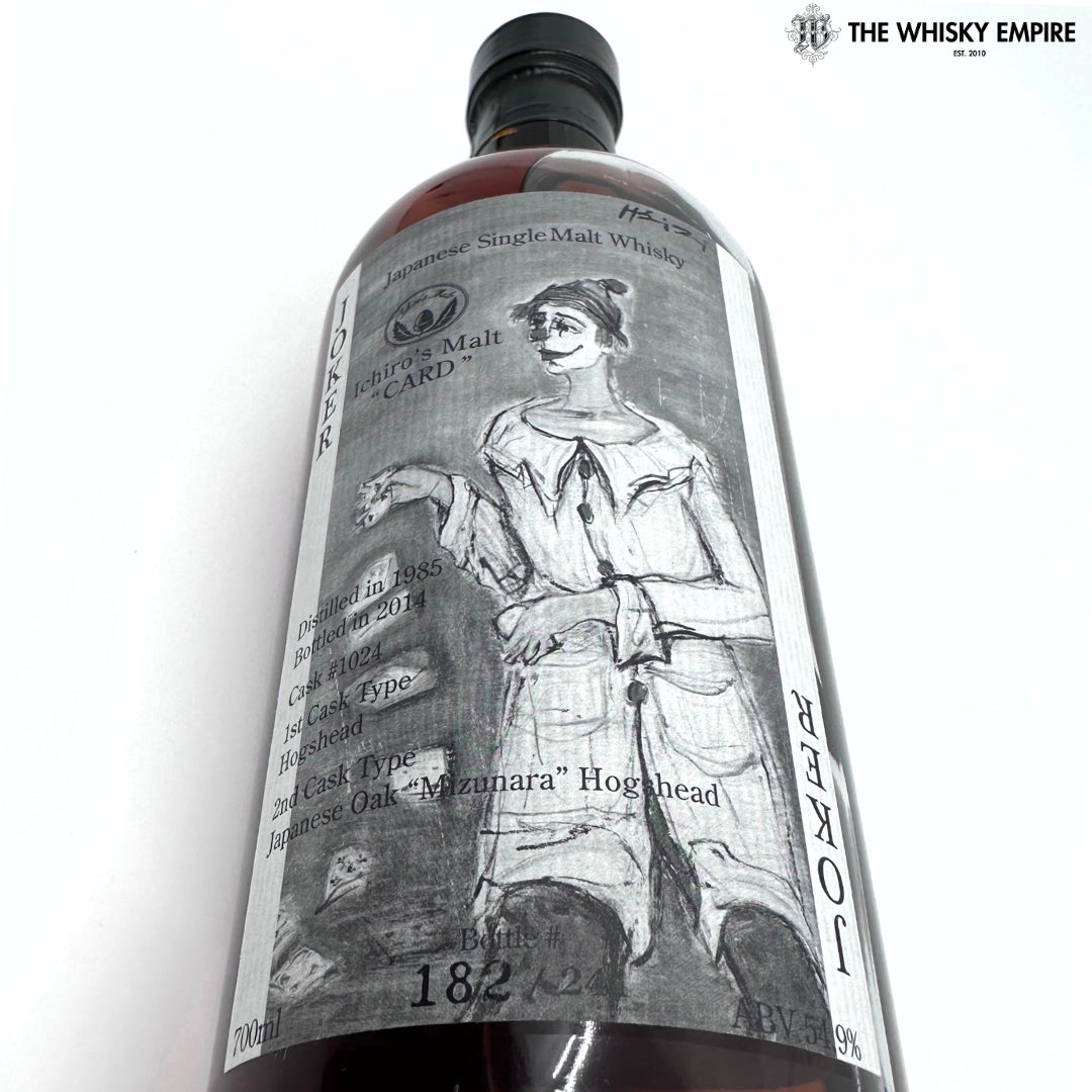 Chichibu Ichiro's Malt Hanyu Card Series "Monochrome Joker" Cask Strength Single Malt Whisky, Japan