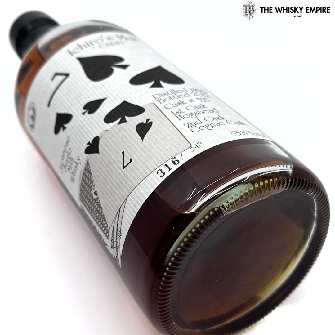 Chichibu Ichiro's Malt Hanyu Card Series "Seven of Spades" Cask Strength Single Malt Whisky, Japan