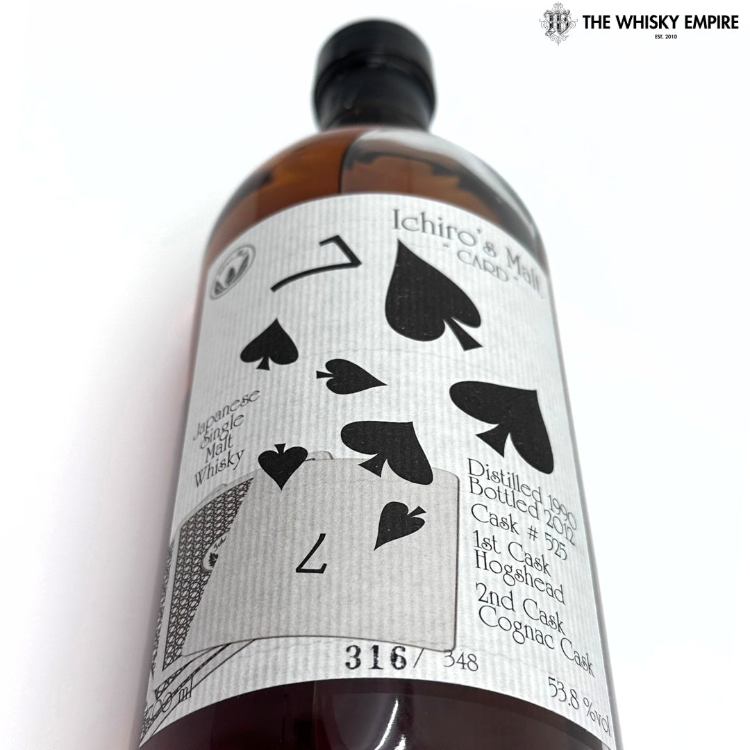 Chichibu Ichiro's Malt Hanyu Card Series "Seven of Spades" Cask Strength Single Malt Whisky, Japan