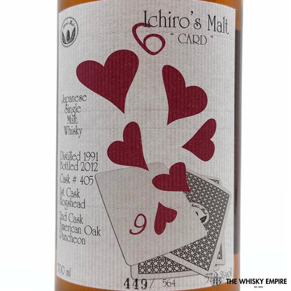 Chichibu Ichiro's Malt Hanyu Card Series "Six Of Hearts" Cask Strength Single Malt Whisky, Japan