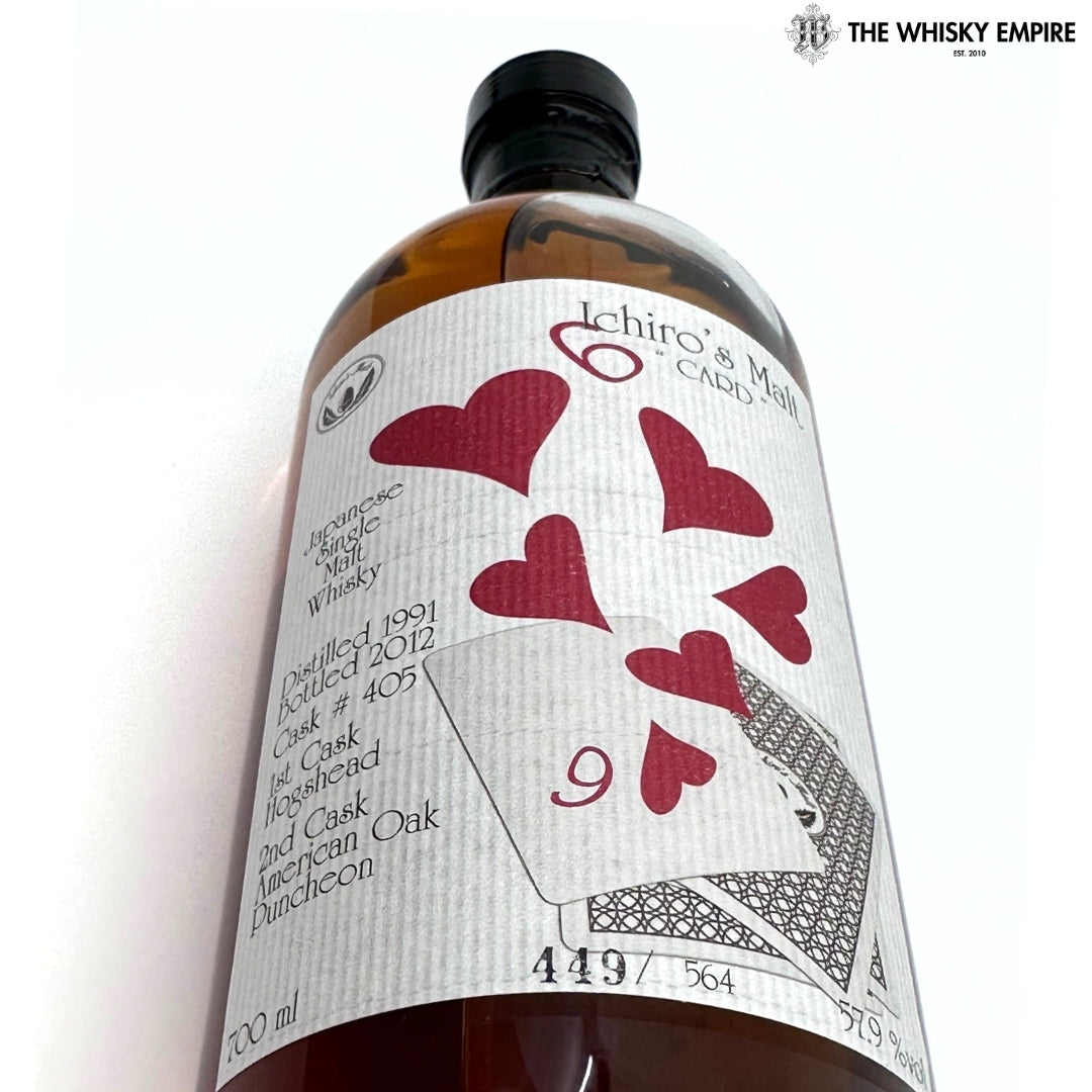 Chichibu Ichiro's Malt Hanyu Card Series "Six Of Hearts" Cask Strength Single Malt Whisky, Japan