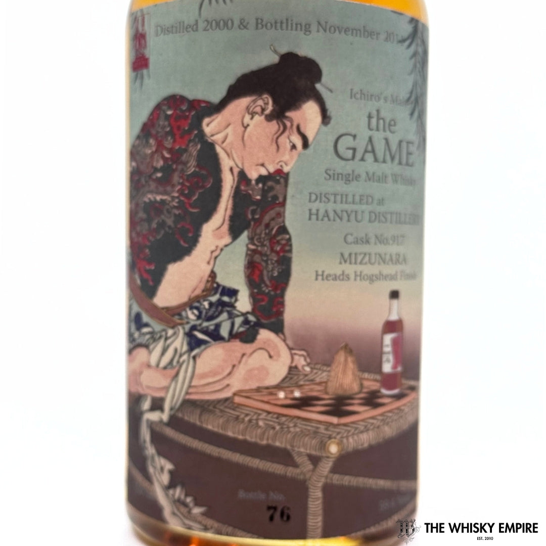 Chichibu Ichiro's Malt Hanyu ‘The Game’ Mizunara Cask #917 Cask Strength Single Malt Whisky, Japan