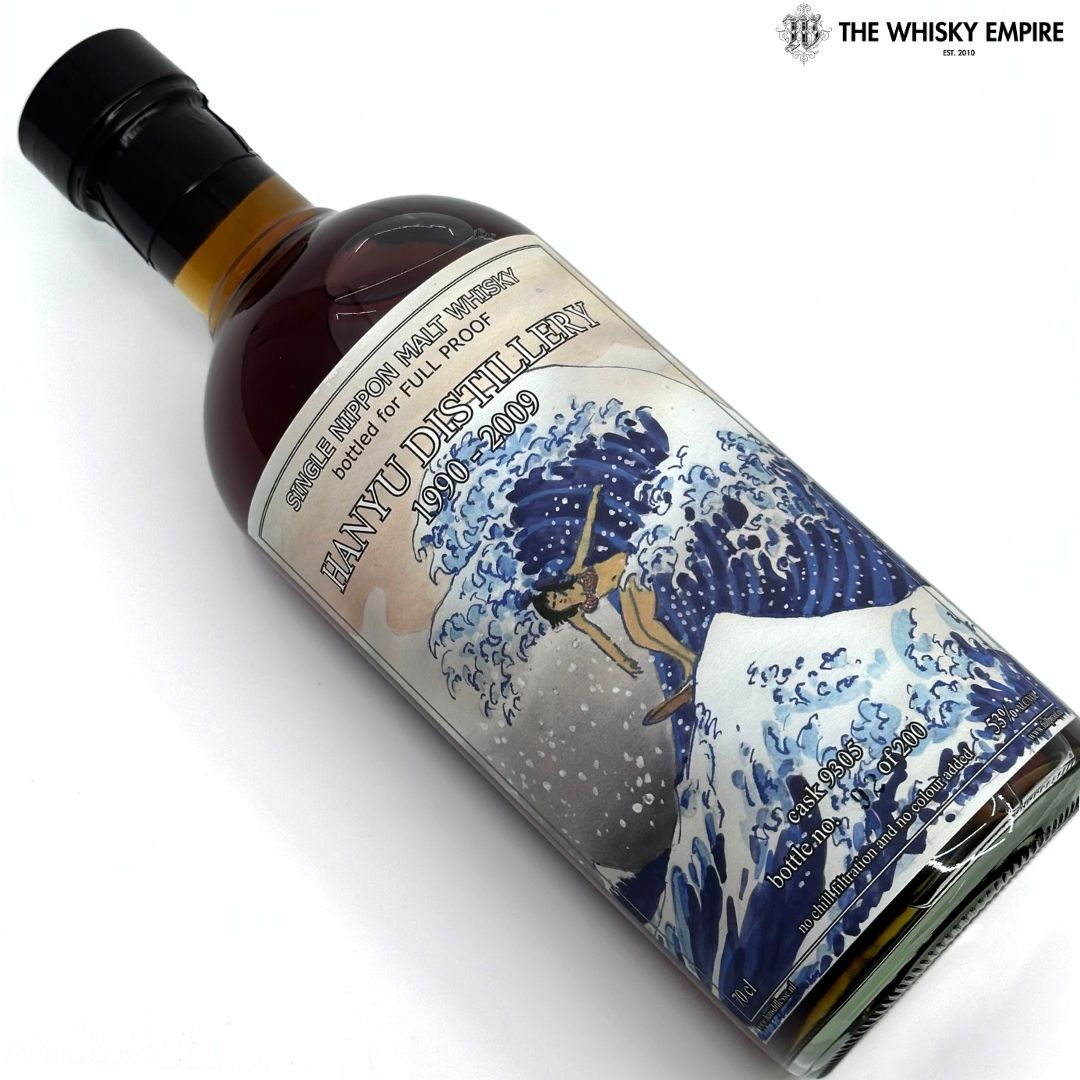 Hanyu Full Proof The Wave Cask 9305 Cask Strength Single Malt Whisky, Japan