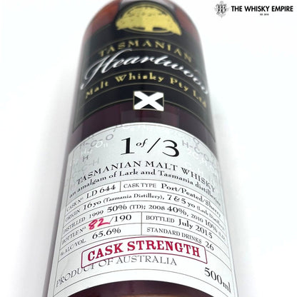 Heartwood 1 of 3 Cask Strength Vatted Malt Whisky, Tasmania, Australia