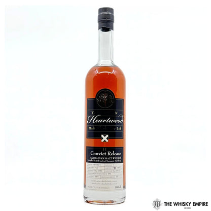 Heartwood Convict Release Batch #1 11 yo Cask Strength Single Malt Whisky, Tasmania, Australia