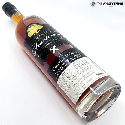 Heartwood Convict Release Batch #1 11 yo Cask Strength Single Malt Whisky, Tasmania, Australia