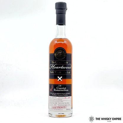 Heartwood Convict Resurrection 14YO Cask Strength Single Malt Whisky, Tasmania, Australia