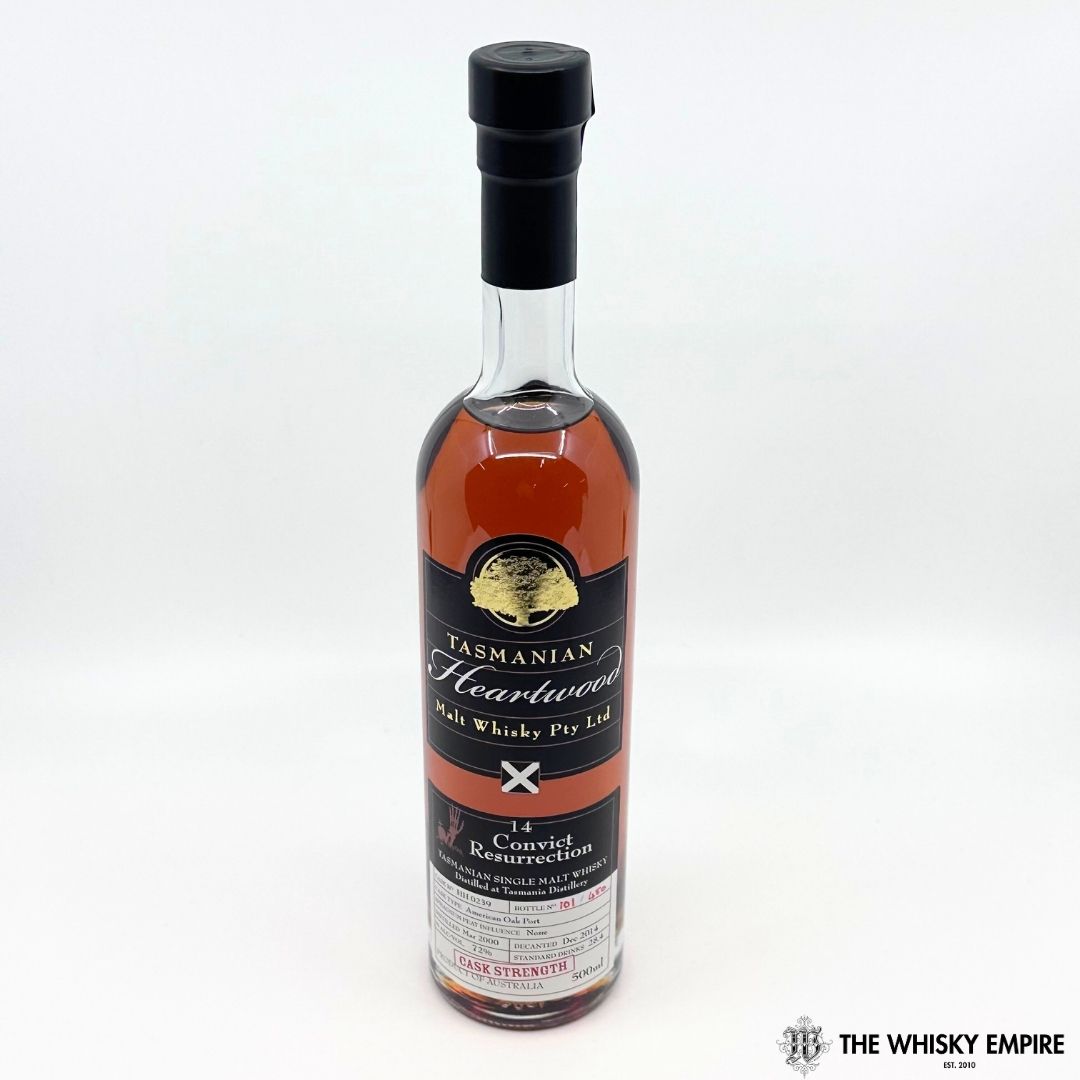 Heartwood Convict Resurrection 14YO Cask Strength Single Malt Whisky, Tasmania, Australia