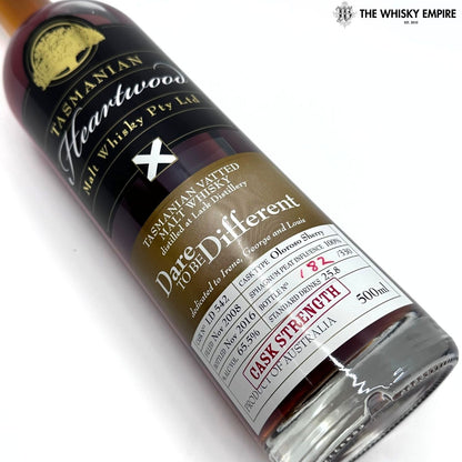 Heartwood Dare To Be Different 8YO Cask Strength Single Malt Whisky, Tasmania, Australia