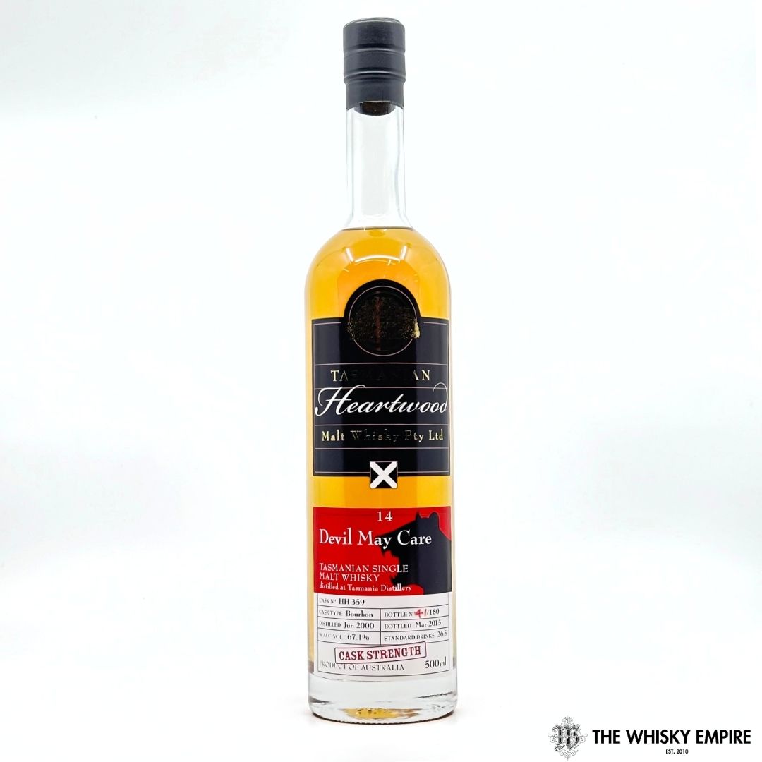 Heartwood Devil May Care 14YO Cask Strength Single Malt Whisky, Tasmania, Australia