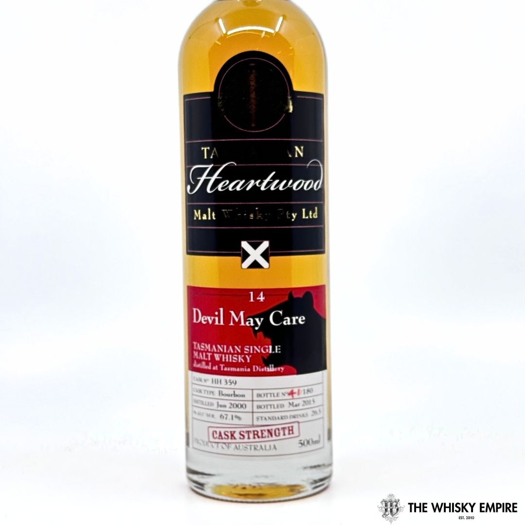 Heartwood Devil May Care 14YO Cask Strength Single Malt Whisky, Tasmania, Australia