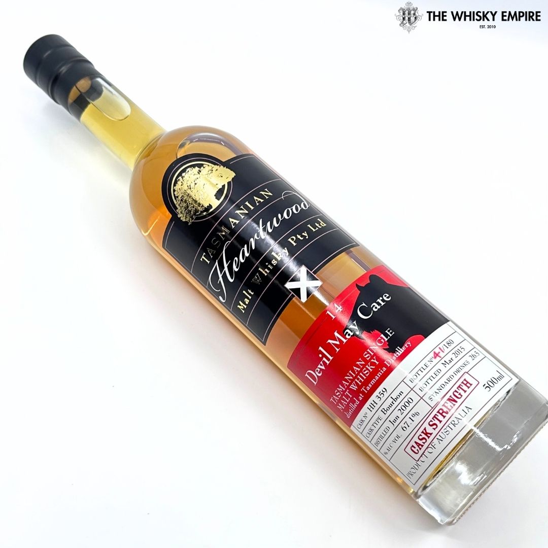 Heartwood Devil May Care 14YO Cask Strength Single Malt Whisky, Tasmania, Australia