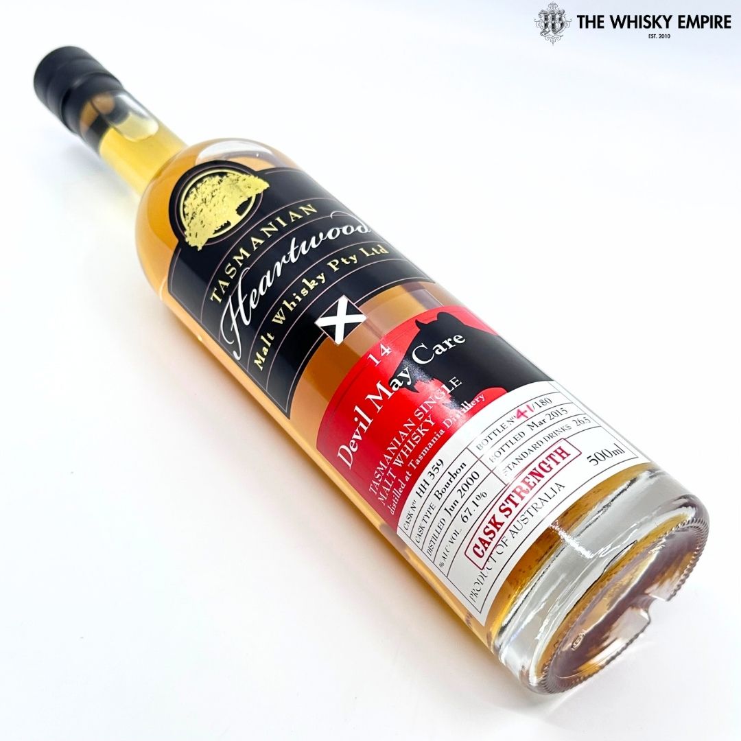 Heartwood Devil May Care 14YO Cask Strength Single Malt Whisky, Tasmania, Australia