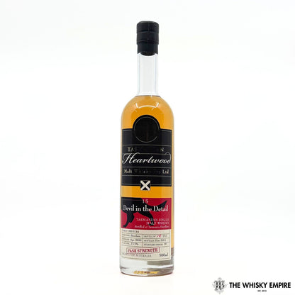 Heartwood Devil in the Detail 15YO Cask Strength Single Malt Whisky, Tasmania, Australia