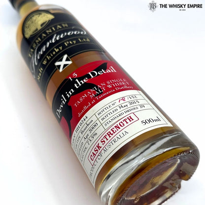 Heartwood Devil in the Detail 15YO Cask Strength Single Malt Whisky, Tasmania, Australia