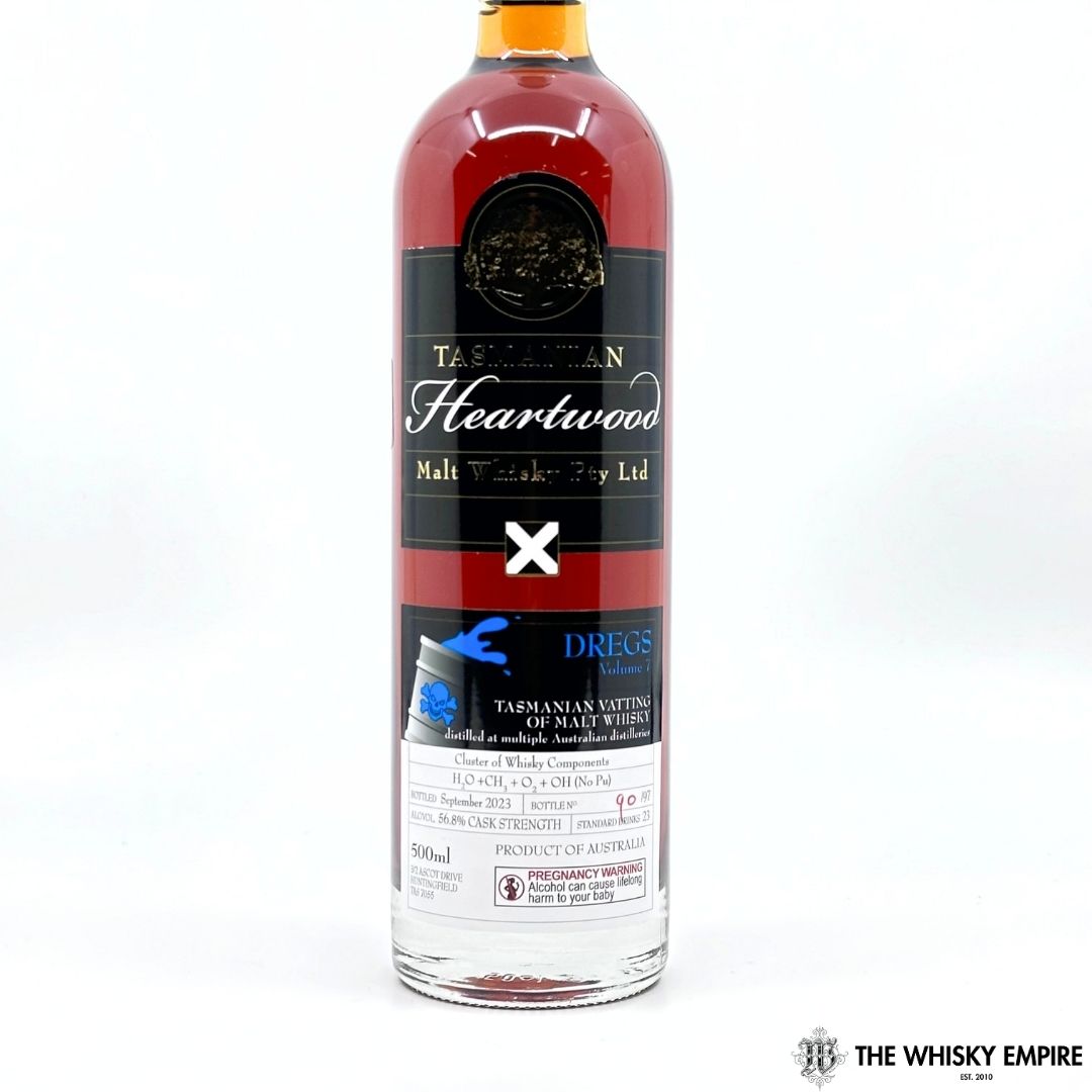 Heartwood Dregs Volume 7 Cask Strength Vatted Malt Whisky, Tasmania, Australia