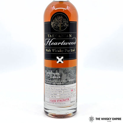 Heartwood Epiphany at the Lakes Cask Strength Single Malt Whisky, Tasmania, Australia