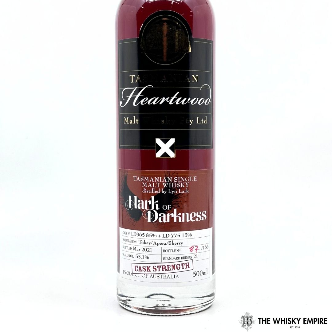 Heartwood Hark Of Darkness Cask Strength Single Malt Whisky, Tasmania, Australia