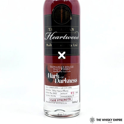 Heartwood Hark Of Darkness Cask Strength Single Malt Whisky, Tasmania, Australia