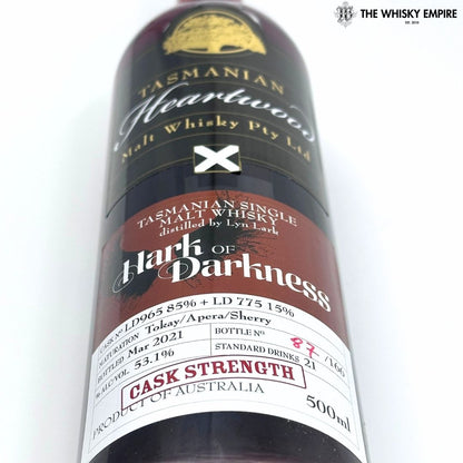 Heartwood Hark Of Darkness Cask Strength Single Malt Whisky, Tasmania, Australia