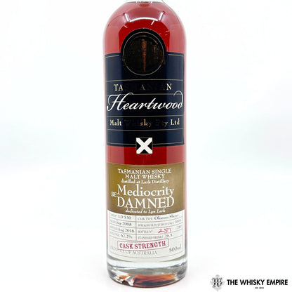 Heartwood Mediocrity Be Damned Cask Strength Single Malt Whisky, Tasmania, Australia