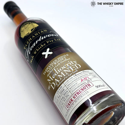 Heartwood Mediocrity Be Damned Cask Strength Single Malt Whisky, Tasmania, Australia