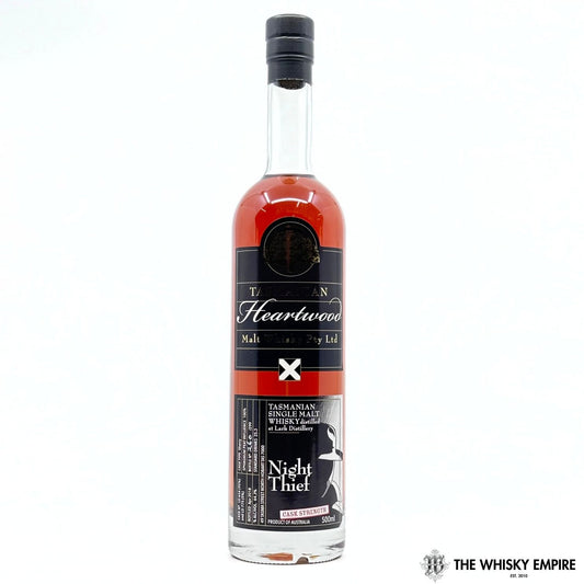 Heartwood Night Thief Cask Strength Single Malt Whisky, Tasmania, Australia