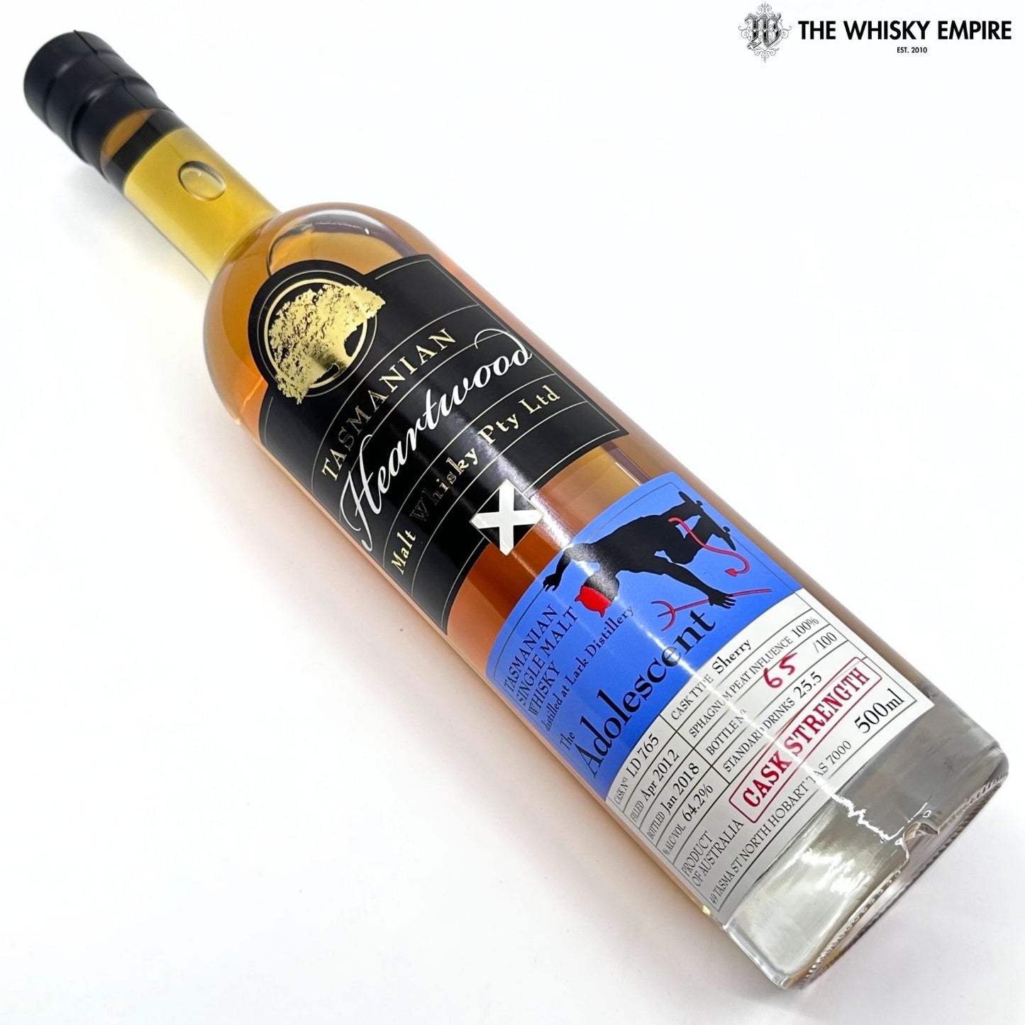 Heartwood The Adolescent Cask Strength Single Malt Whisky, Tasmania, Australia