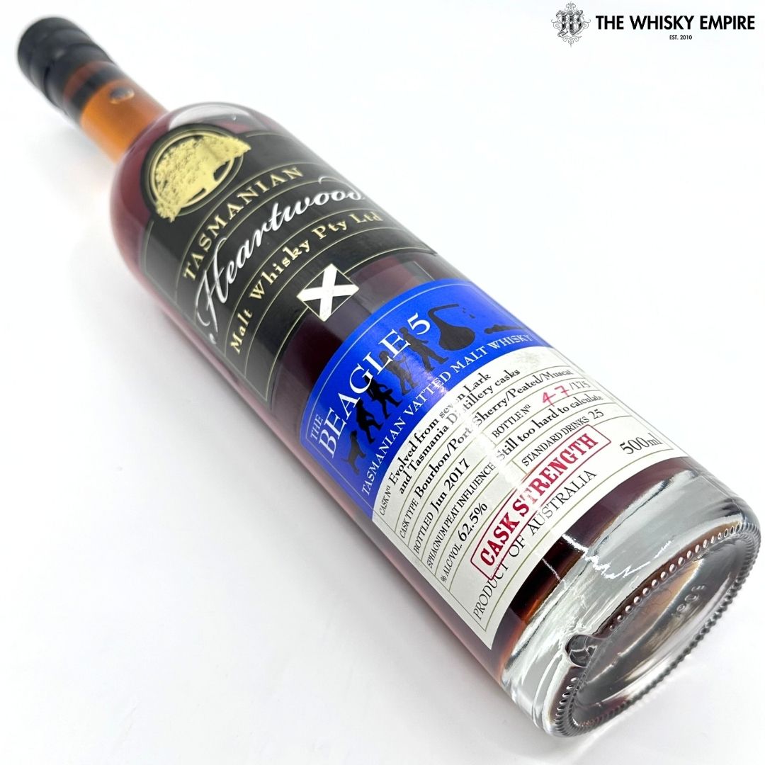 Heartwood The Beagle 5 Cask Strength Vatted Malt Whisky, Tasmania, Australia