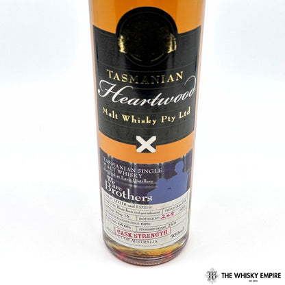 Heartwood We Are Brothers Cask Strength Single Malt Whisky, Tasmania, Australia