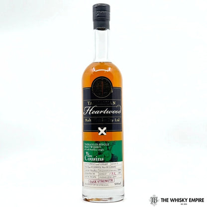 Heartwood We Are Cousins Batch No. 1 Cask Strength Single Malt Whisky, Tasmania, Australia