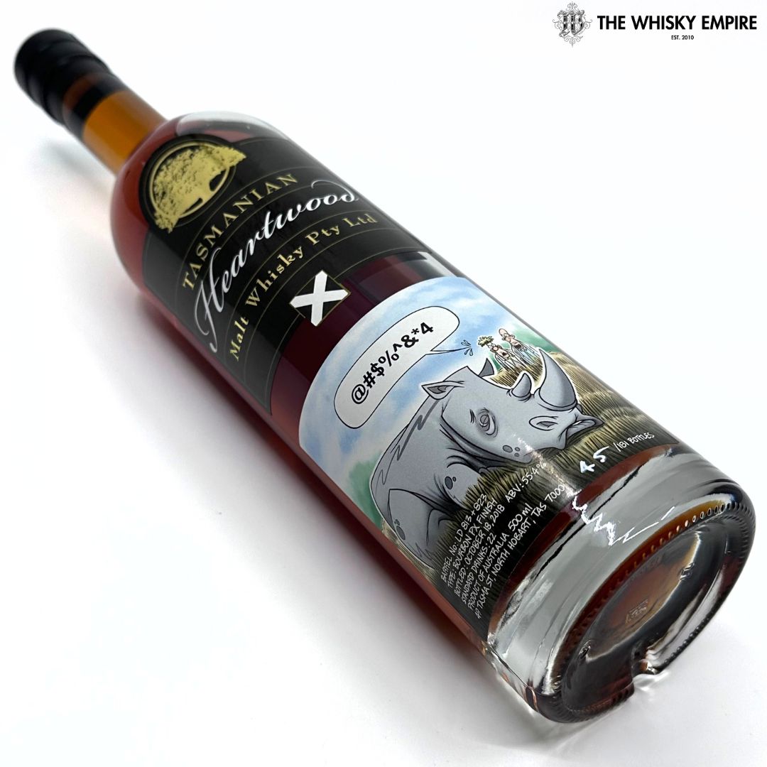 Heartwood Malt Whisky @#$%^&*4 Bourbon PX Finish Cask Strength Single Malt Whisky, Tasmania