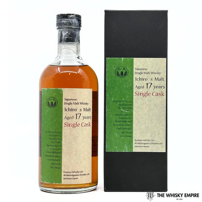 Ichiro's Malt Hanyu Single Cask Bourbon Barrel 9414 17 yo Cask Strength Single Malt Whisky, Japan