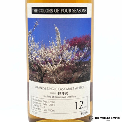 Karuizawa The Colors of Four Seasons Cask 5173 12 yo Cask Strength Single Malt Whisky, Japan