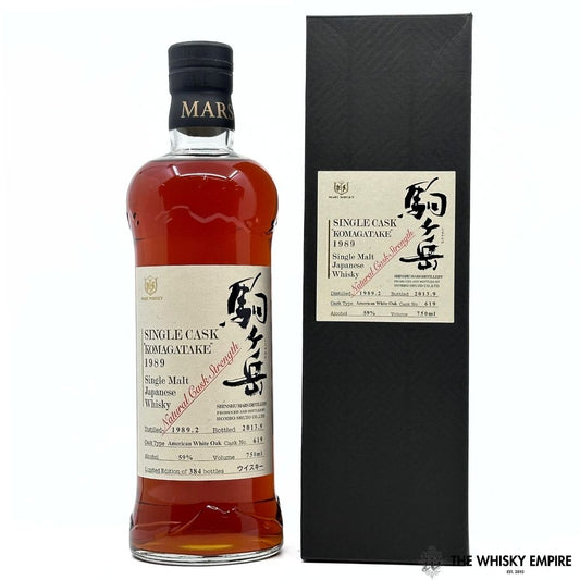 Mars Single Cask Komagatake American White Oak Cask 619 1989 24yo Single Malt Whisky, Japan