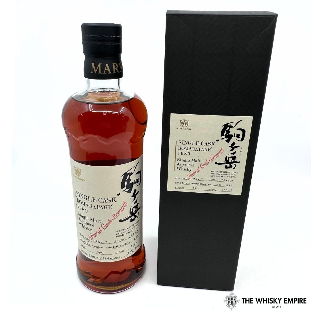 Mars Single Cask Komagatake American White Oak Cask 619 1989 24yo Single Malt Whisky, Japan