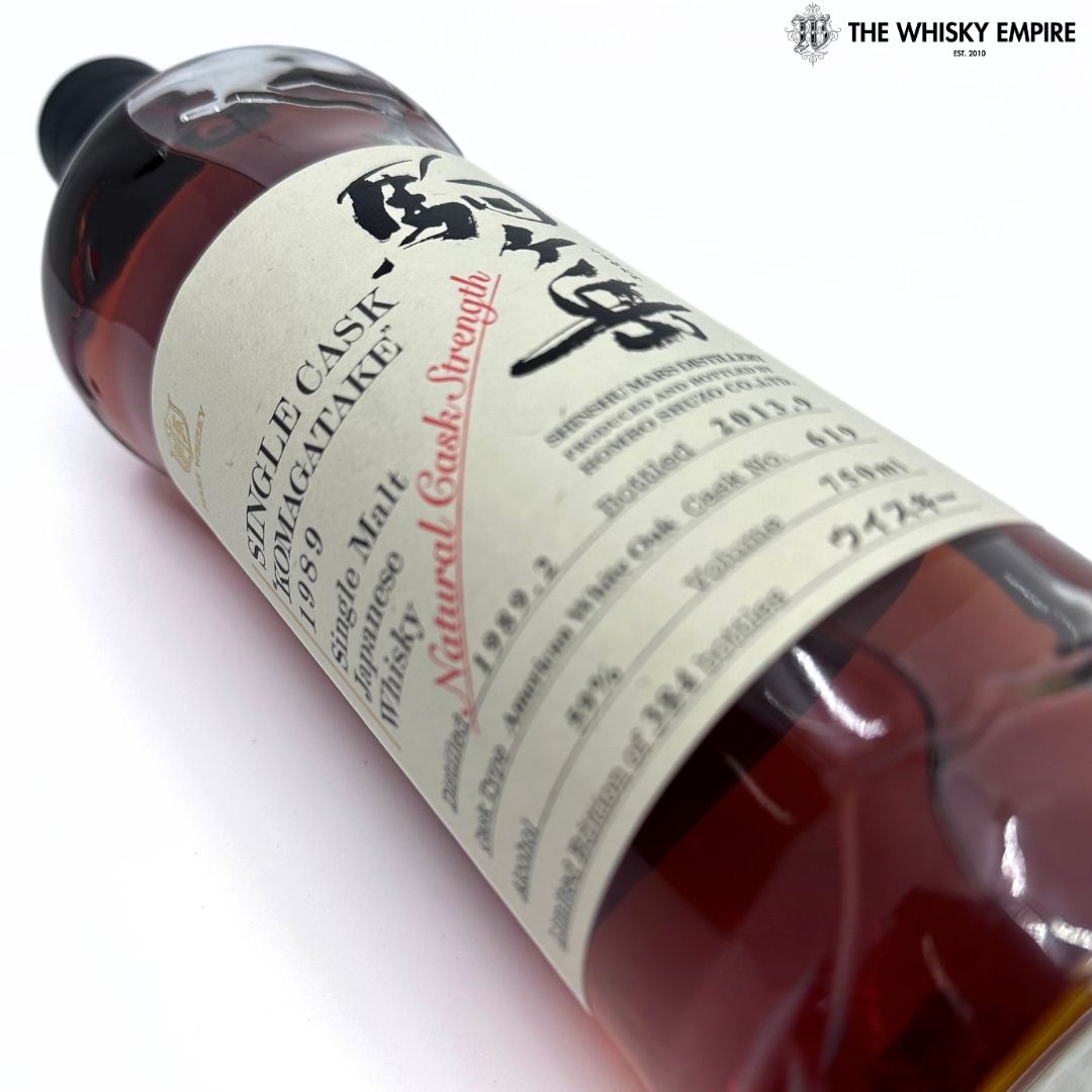 Mars Single Cask Komagatake American White Oak Cask 619 1989 24yo Single Malt Whisky, Japan