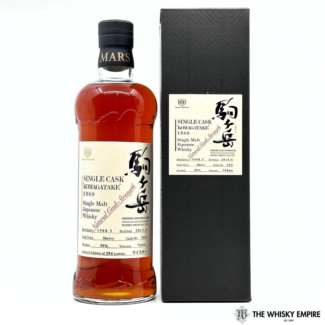 Mars Single Cask Komagatake Sherry Cask 569 1988 25yo Single Malt Whisky, Japan