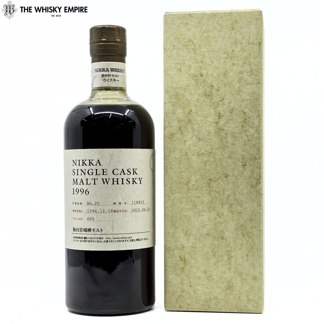 Nikka Miyagikyo Single Cask 118913 1996 16yo Cask Strength Malt Whisky, Japan