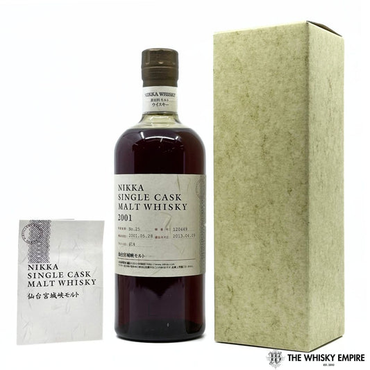 Nikka Miyagikyo Single Cask 120449 2001 12yo Cask Strength Malt Whisky, Japan