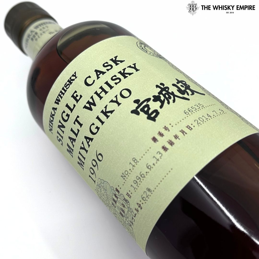 Nikka Miyagikyo Single Cask 66535 1996 18yo Cask Strength Malt Whisky, Japan