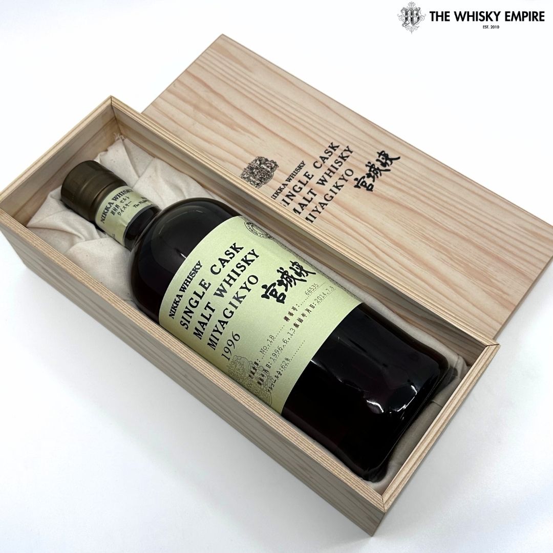 Nikka Miyagikyo Single Cask 66535 1996 18yo Cask Strength Malt Whisky, Japan