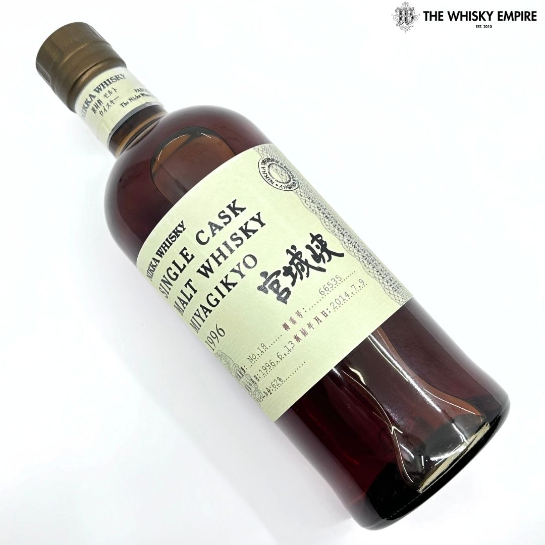 Nikka Miyagikyo Single Cask 66535 1996 18yo Cask Strength Malt Whisky, Japan