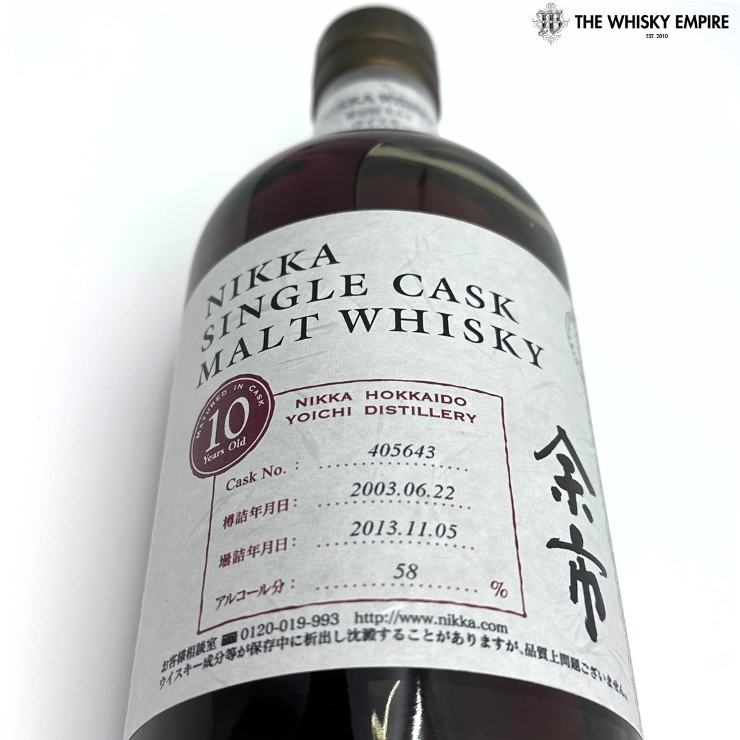 Nikka Yoichi Single Cask 405643 10yo Cask Strength Single Malt Whisky, Japan