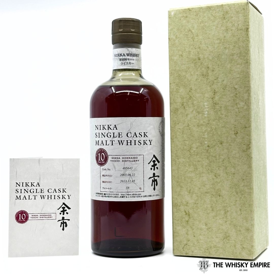 Nikka Yoichi Single Cask 405643 10yo Cask Strength Single Malt Whisky, Japan