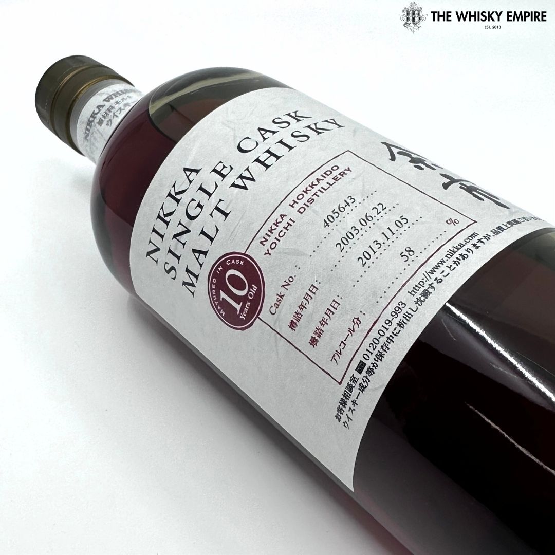 Nikka Yoichi Single Cask 405643 10yo Cask Strength Single Malt Whisky, Japan